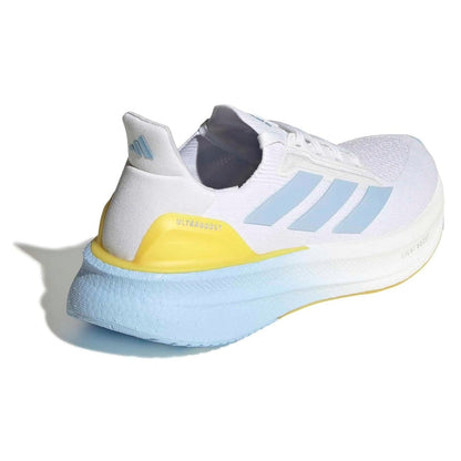adidas Women’s Ultraboost 5X Running Shoes – Cloud White/Glow Blue/Yellow
