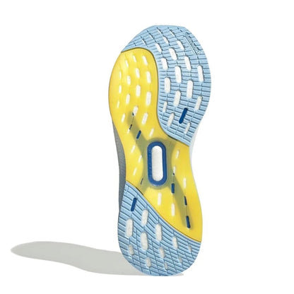 adidas Women’s Ultraboost 5X Running Shoes – Cloud White/Glow Blue/Yellow