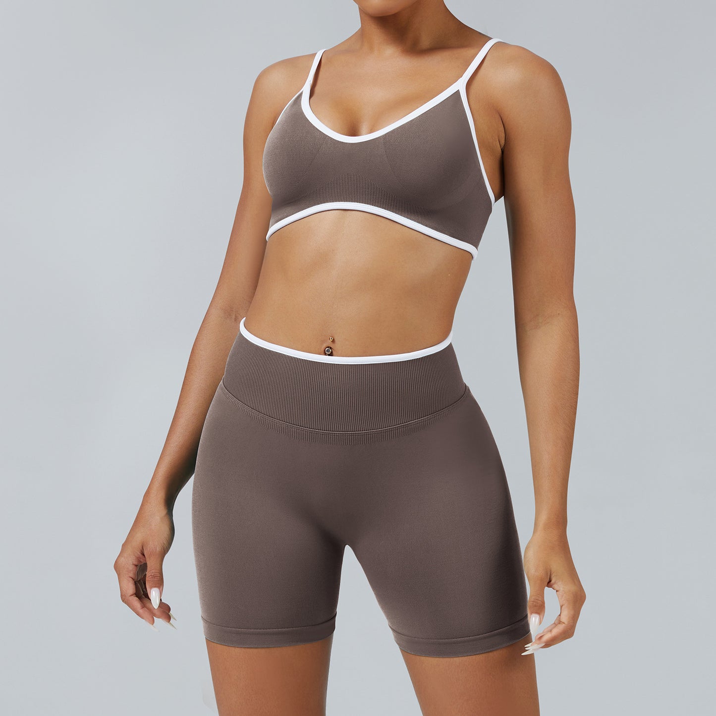 Womens Seamless Yoga Sportswear Set