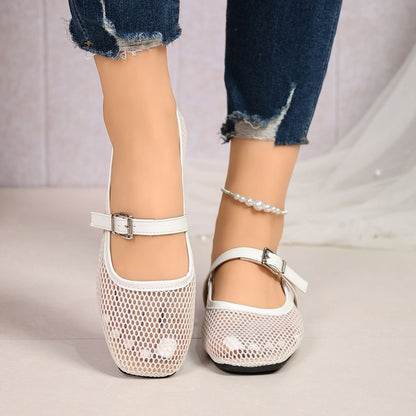 Women Casual Mesh Flat Shoes