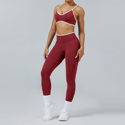 Womens Seamless Yoga Sportswear Set