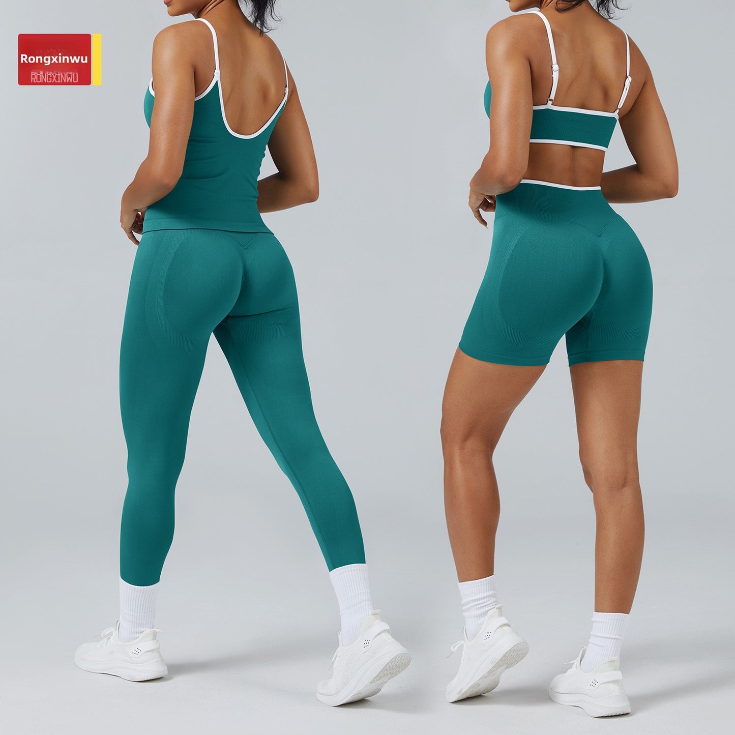 Womens Seamless Yoga Sportswear Set