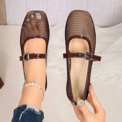 Women Casual Mesh Flat Shoes