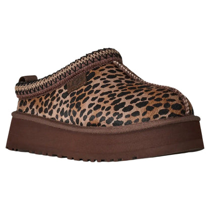 UGG Tazz Slipper Caspian Leopard Print Burnt Cedar (Women's)